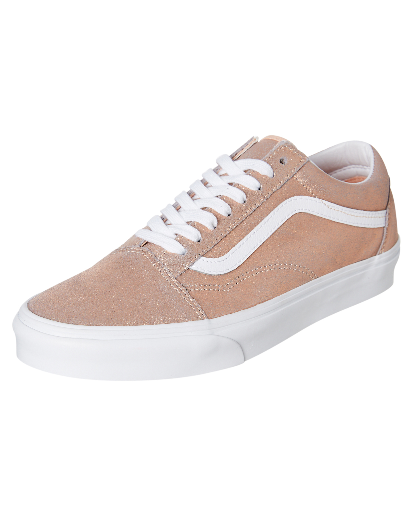 khaki vans rose gold