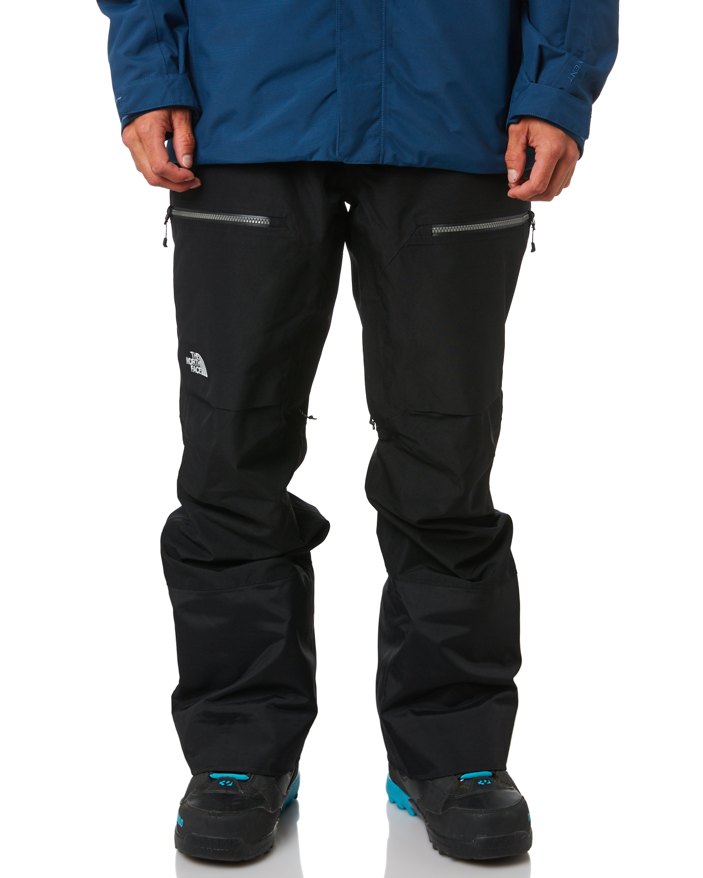 north face black snow pants