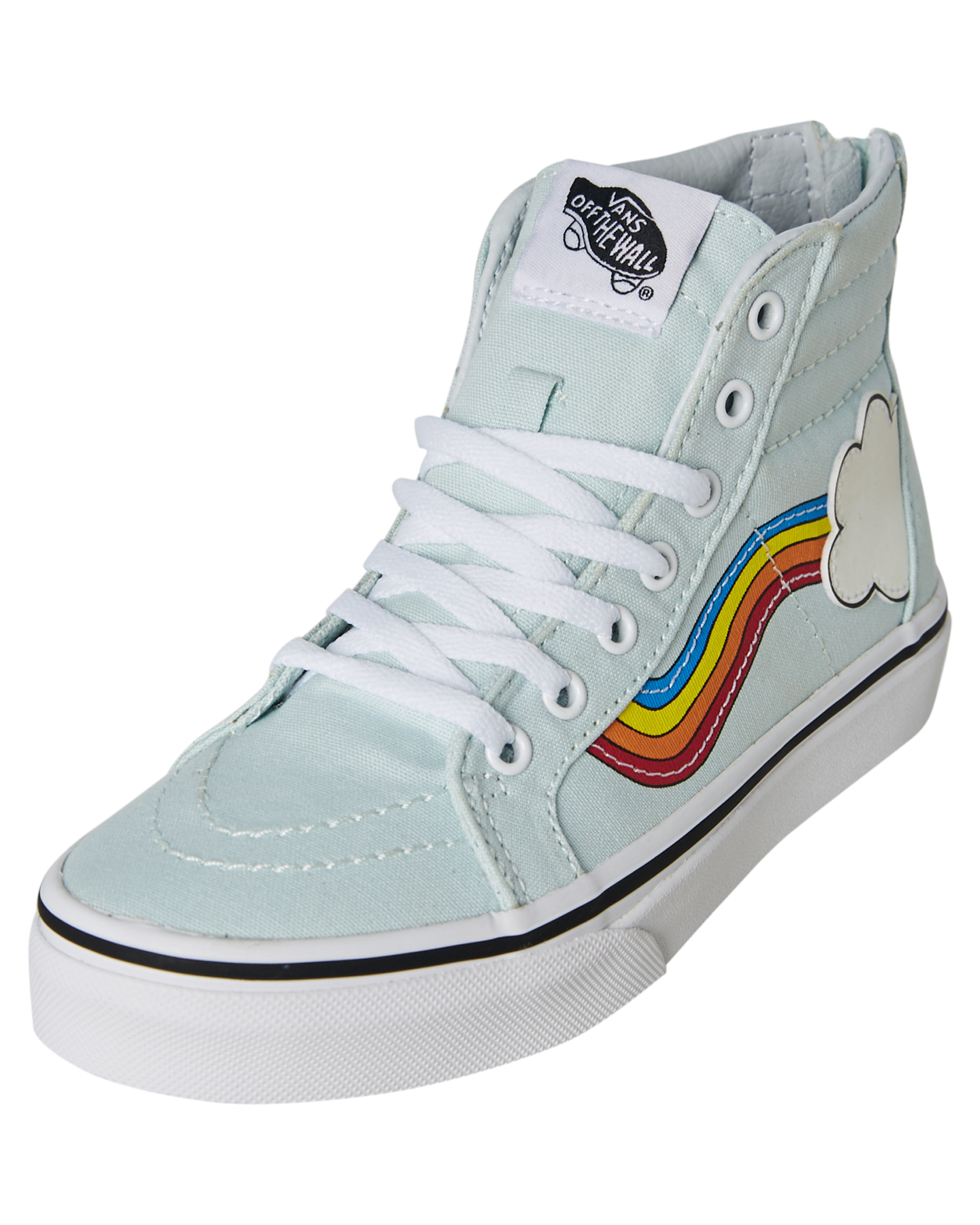 Vans Sk8 Hi Zip Rainbow Girls Shoe Rainbow Sidestripe Surfstitch