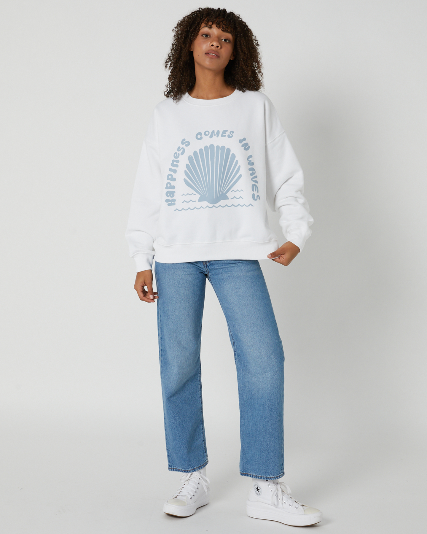 Swell Cadey Crew Off White Off White SurfStitch