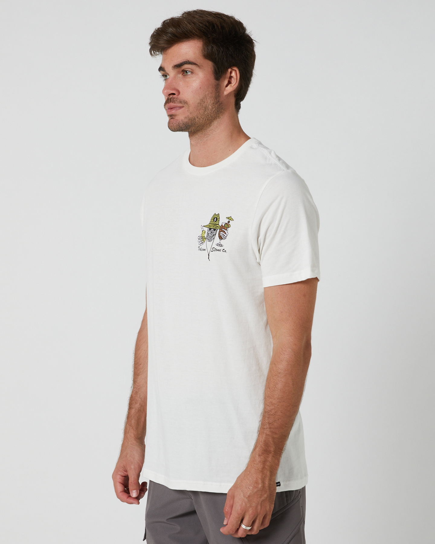 Volcom Pair A Dice Ss Tee - Off White | SurfStitch