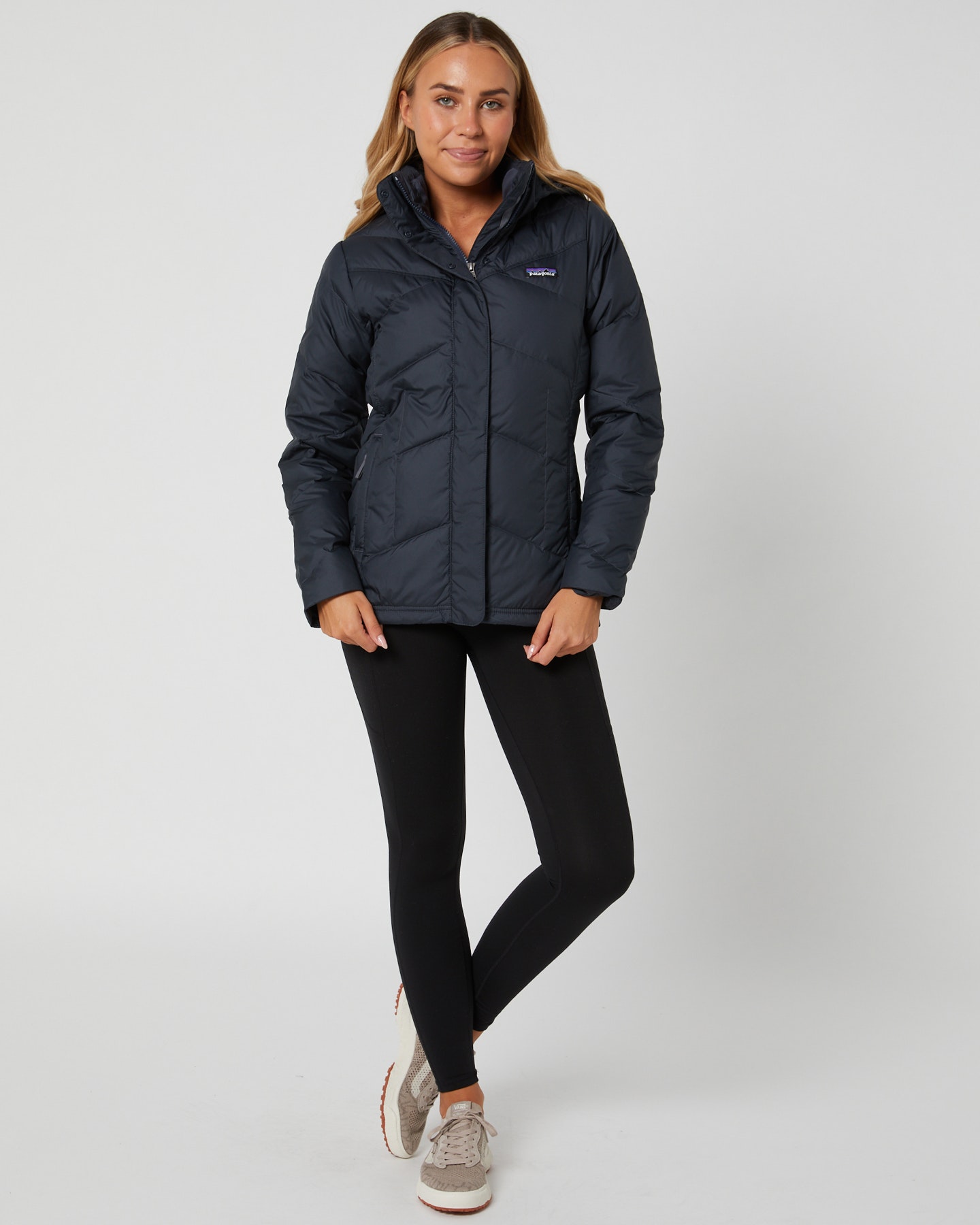 Patagonia Womens Down With It Jacket Smolder Blue SurfStitch