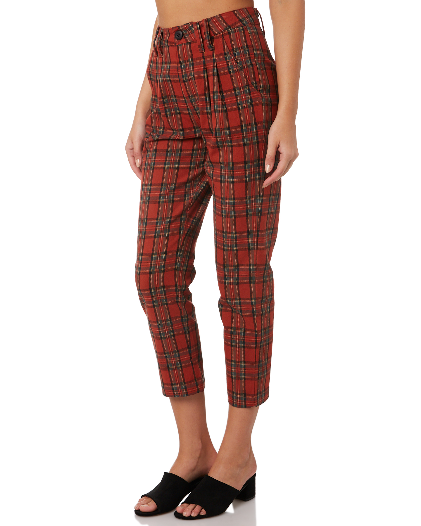 Thrills Womens West Pant - Red Plaid | SurfStitch