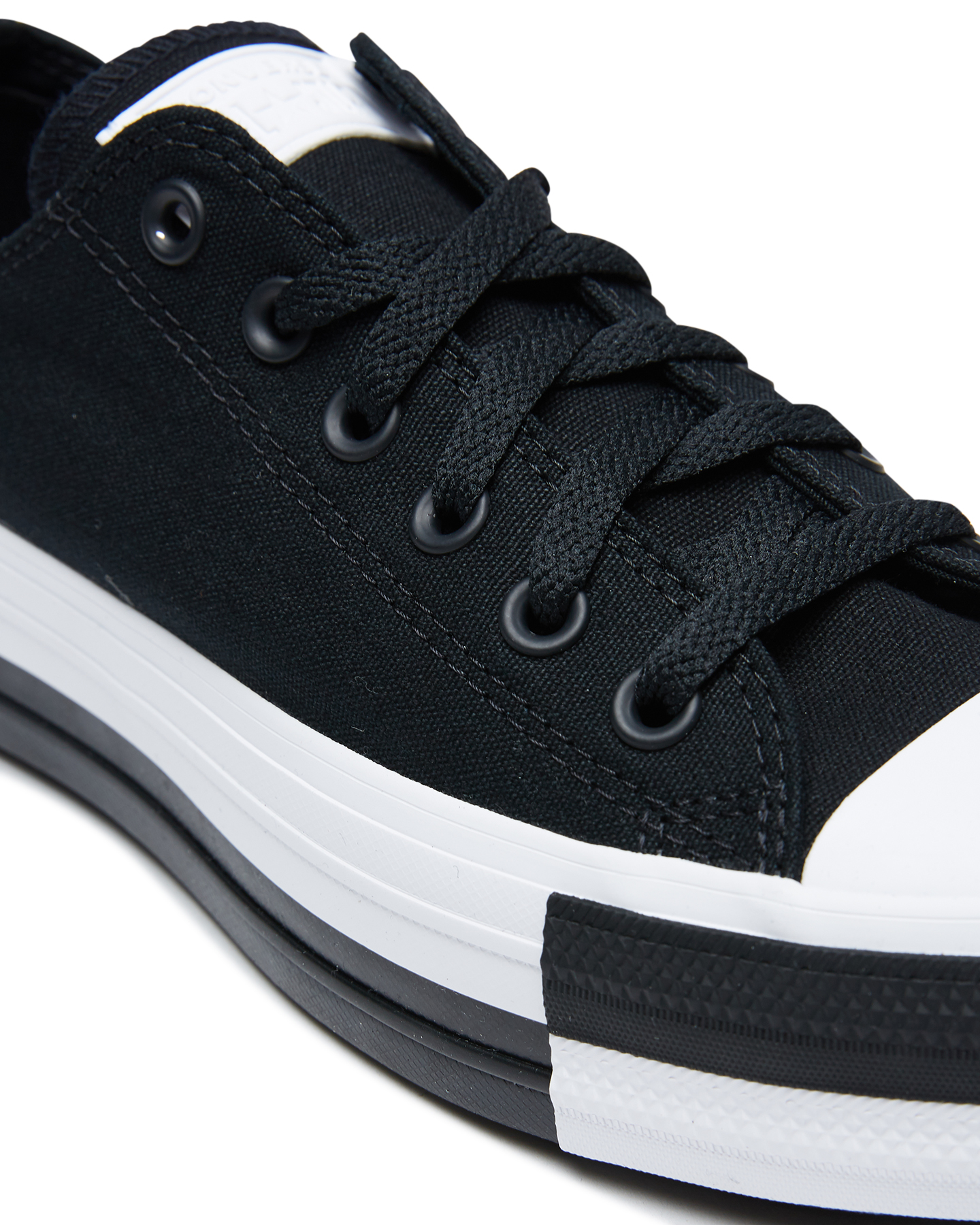 BLACK WOMENS FOOTWEAR CONVERSE SNEAKERS 568657CBLK 4.JPG