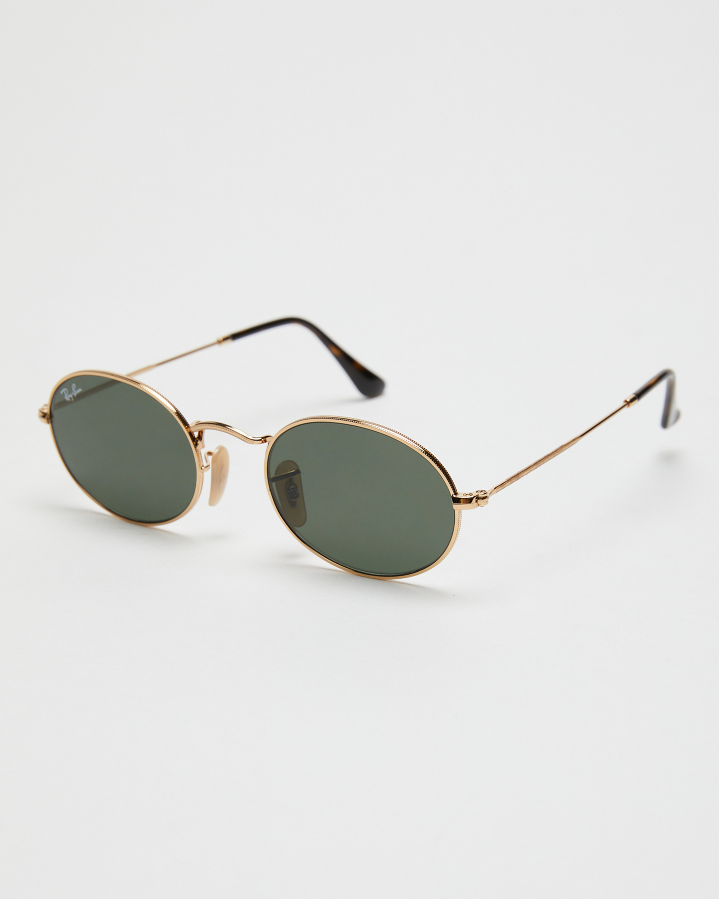 Ray-Ban Oval Sunglasses - Gold Green Classic | SurfStitch