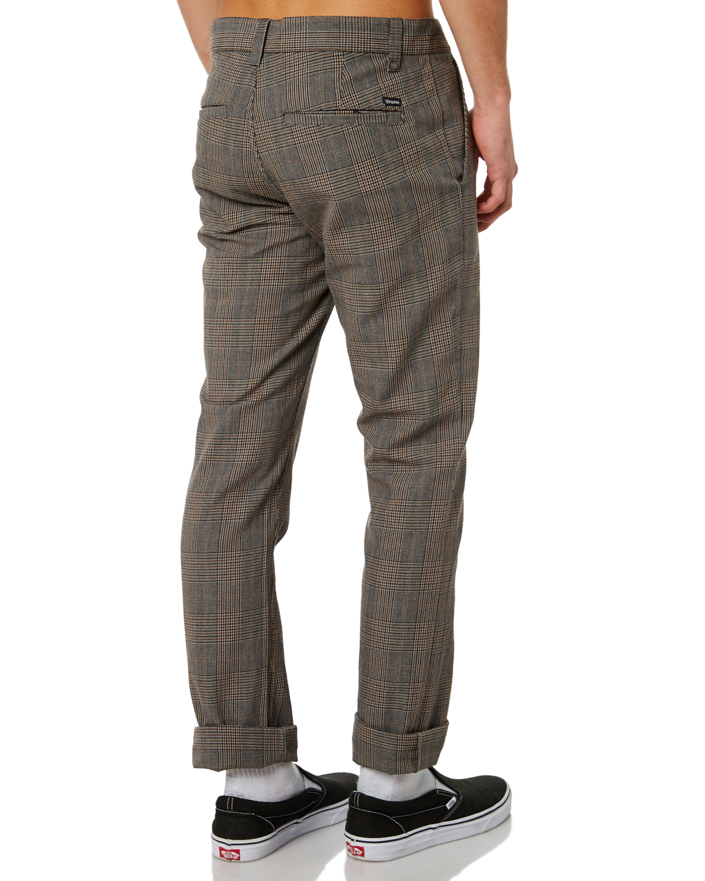 Brixton Reserve Mens Pant - Grey Plaid | SurfStitch