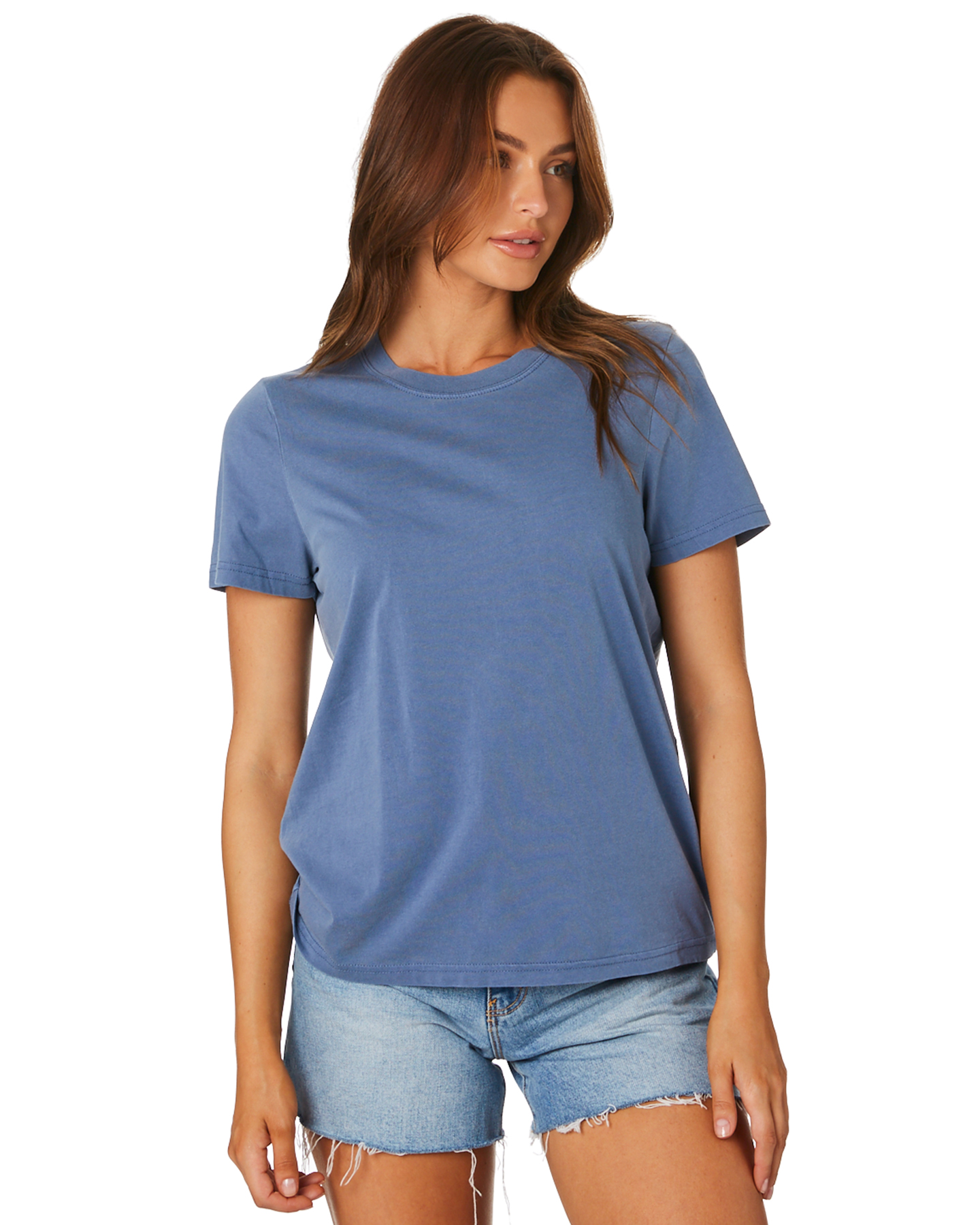 As Colour Womens Faded Tee - Faded Blue | SurfStitch