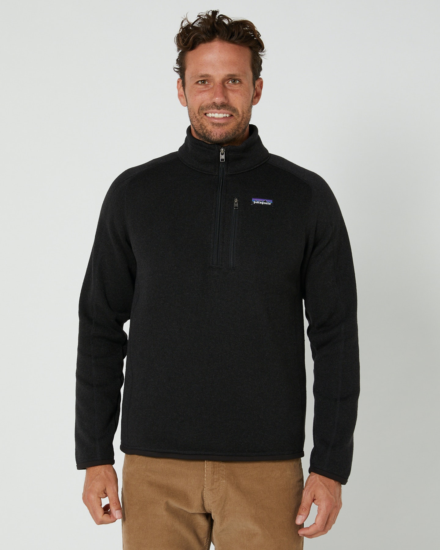 Patagonia Mens Better Sweater 1/4 Zip - Black
