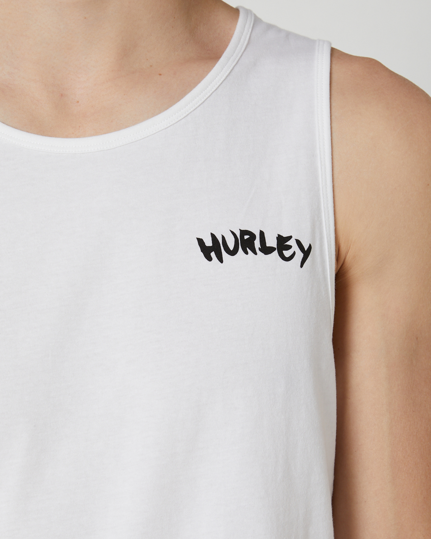 Hurley Stamps Singlet - White | SurfStitch