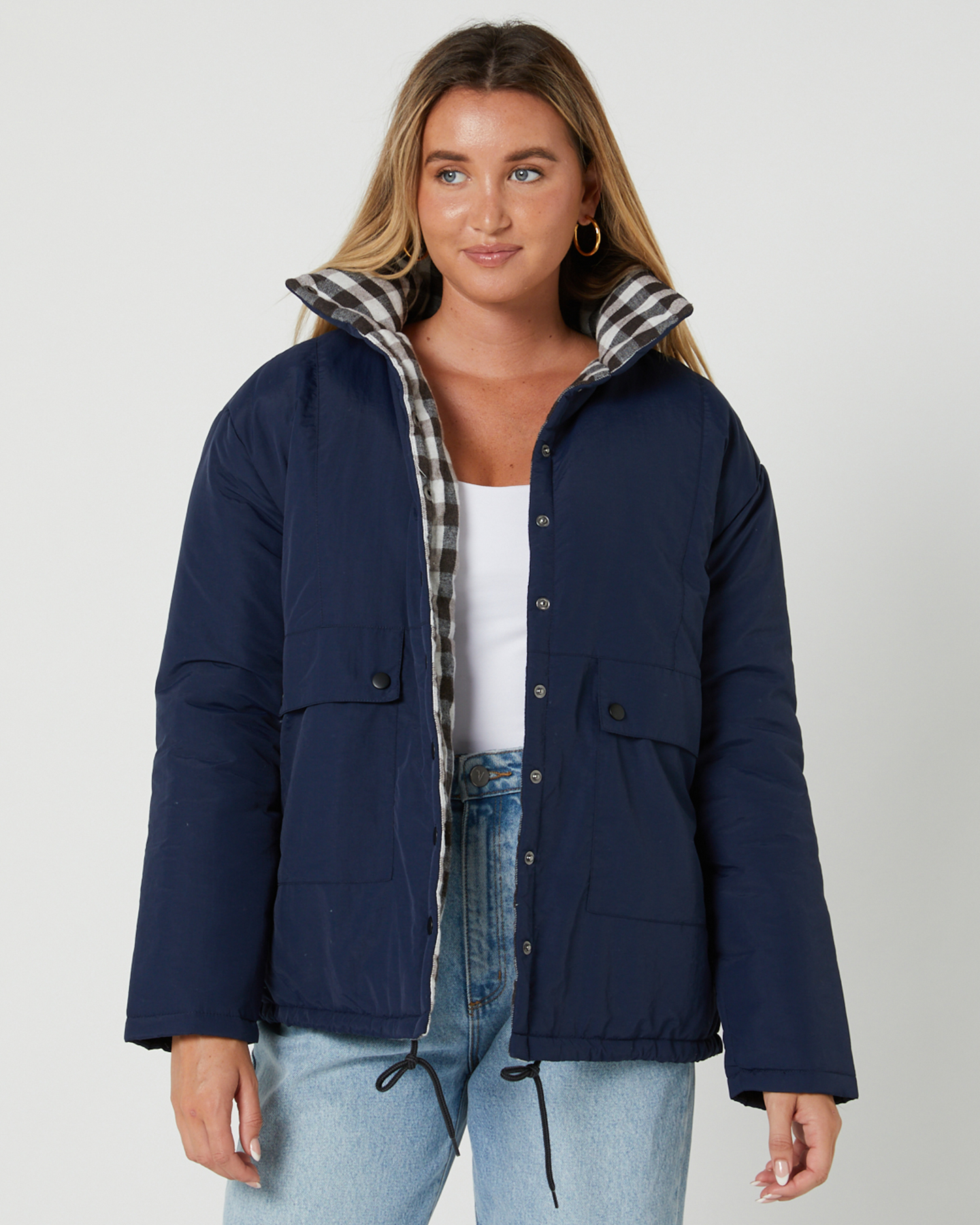 Hurley Laneway Puffer Jacket Mood Indigo SurfStitch