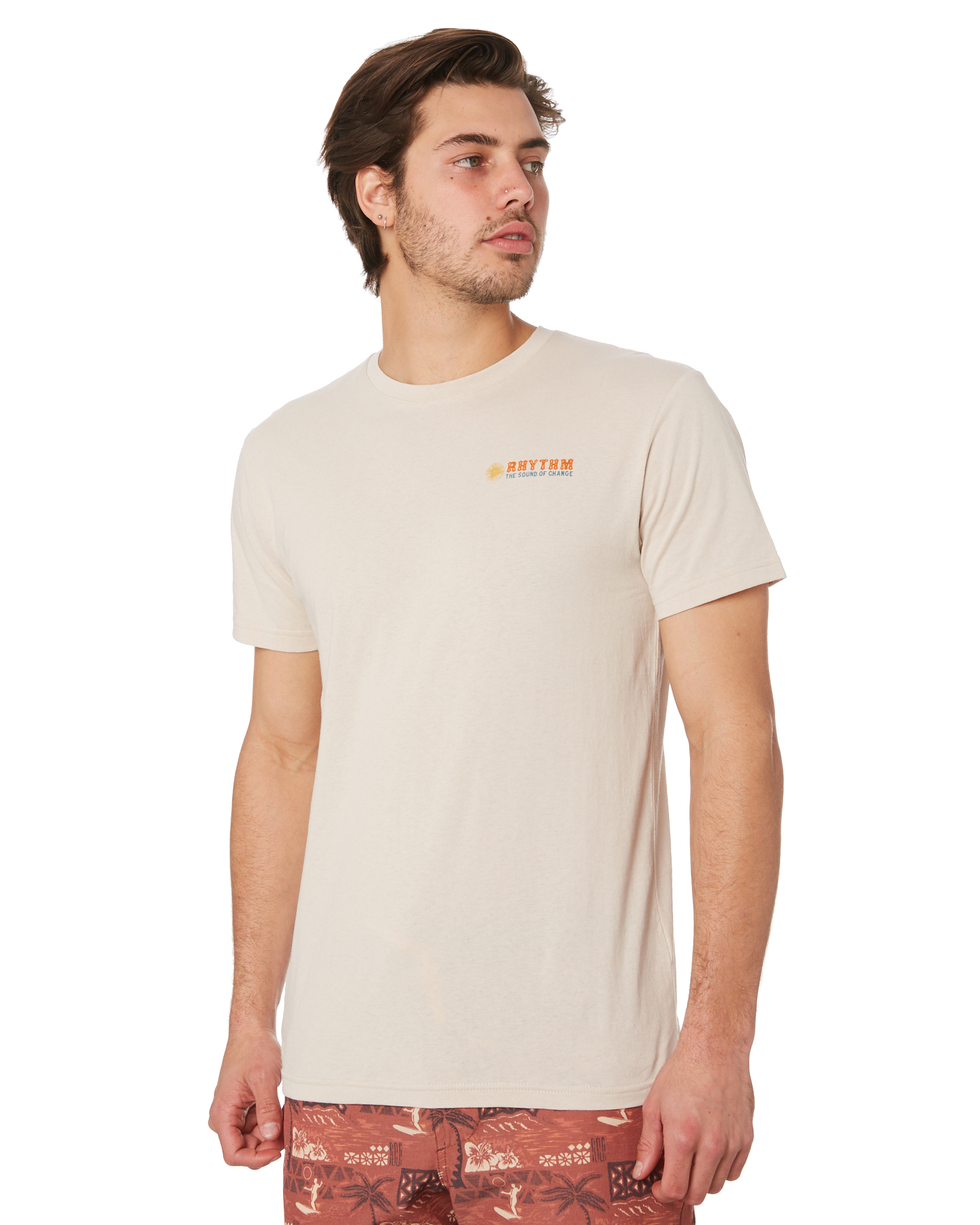 Rhythm Sunny Mens Tee - White | SurfStitch