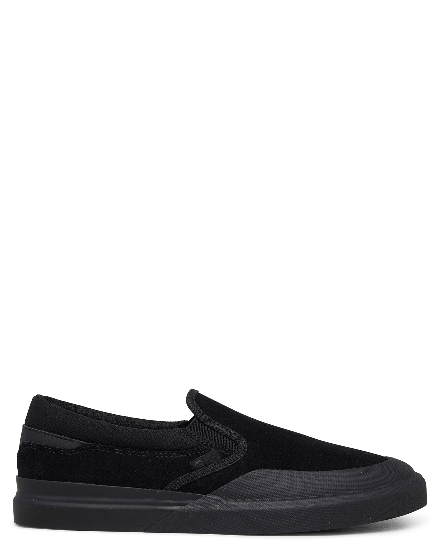 Dc Shoes Mens Infinite Slip On Shoe - Black Black Black | SurfStitch