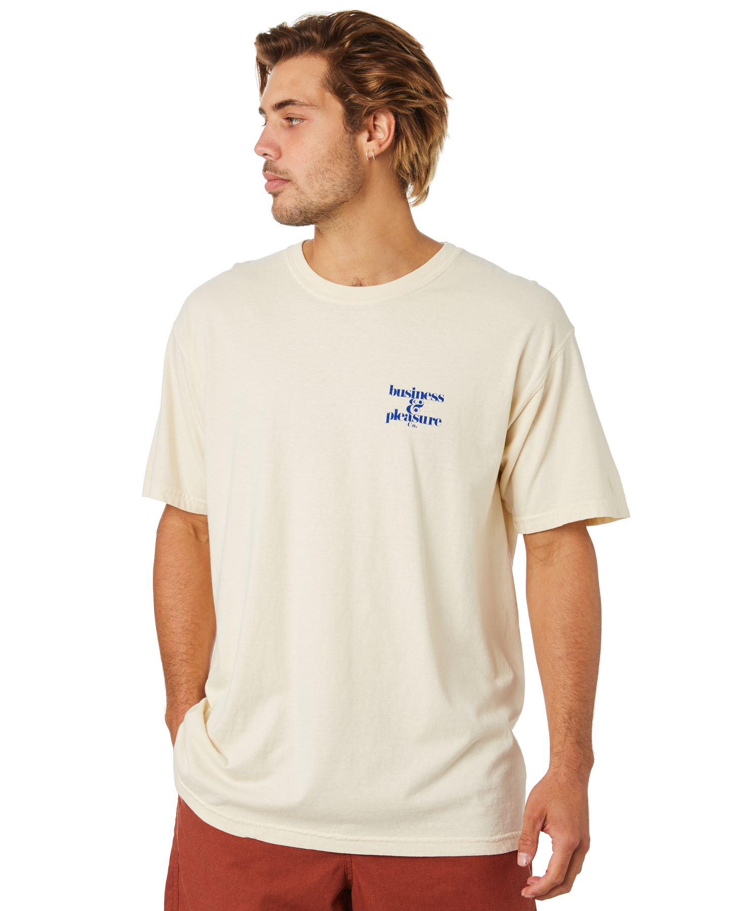 Business And Pleasure Co B&Pco Mens Tee - Antique White | SurfStitch