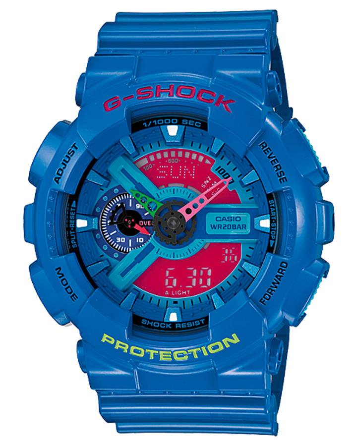g shock price blue