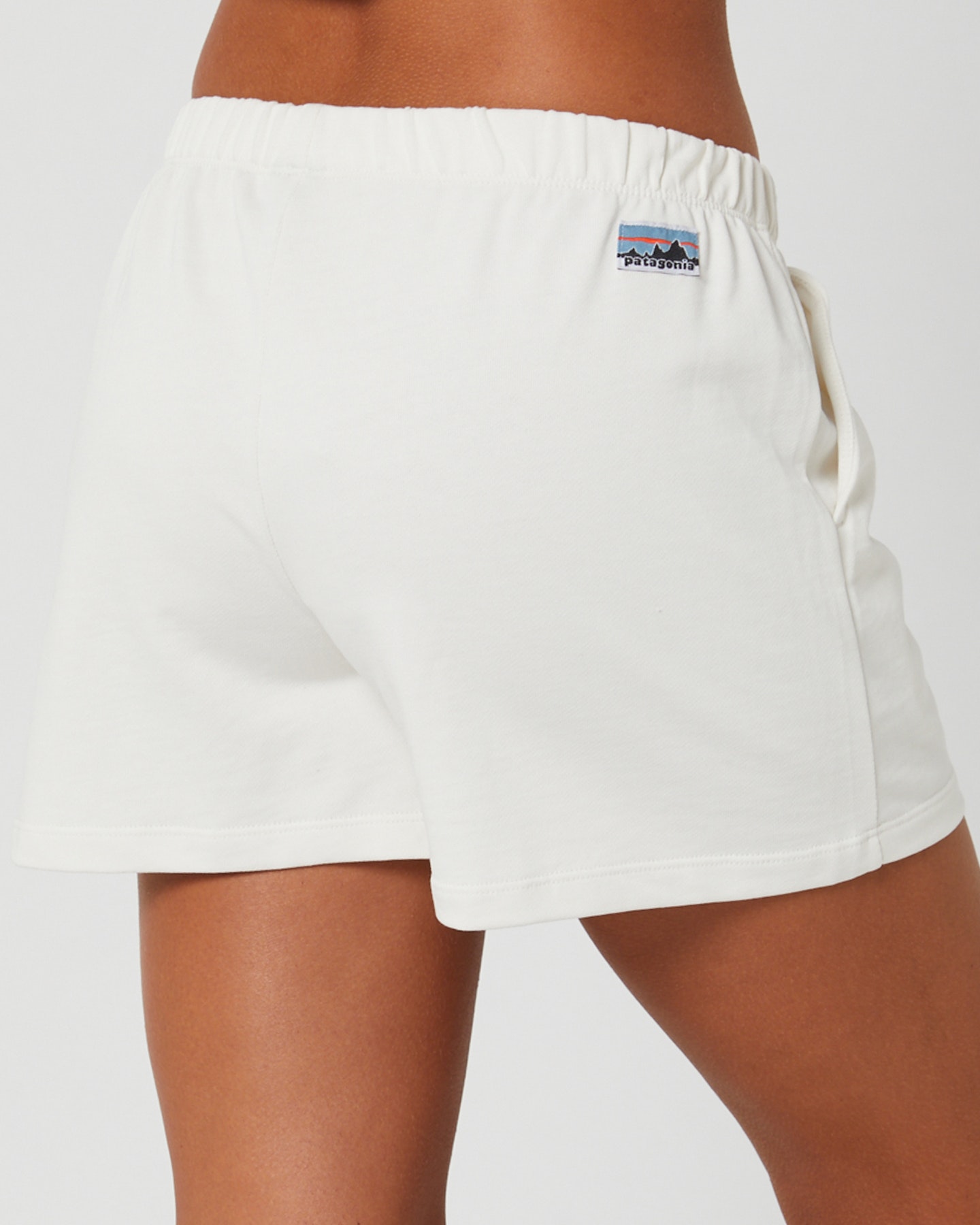 White patagonia shorts store