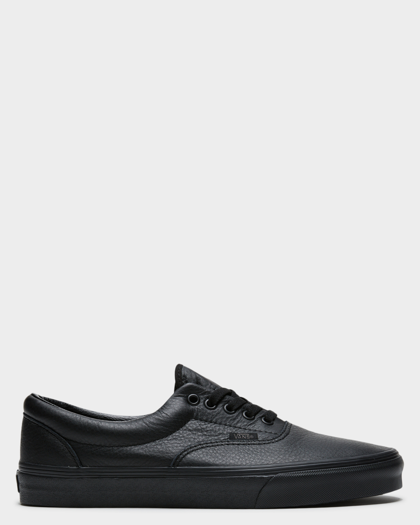 Vans Era Leather Sneaker - Black Mono | SurfStitch