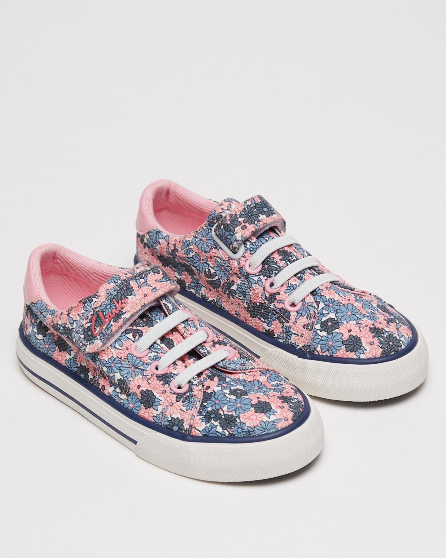 Clarks Leah Shoe - Navy Floral |