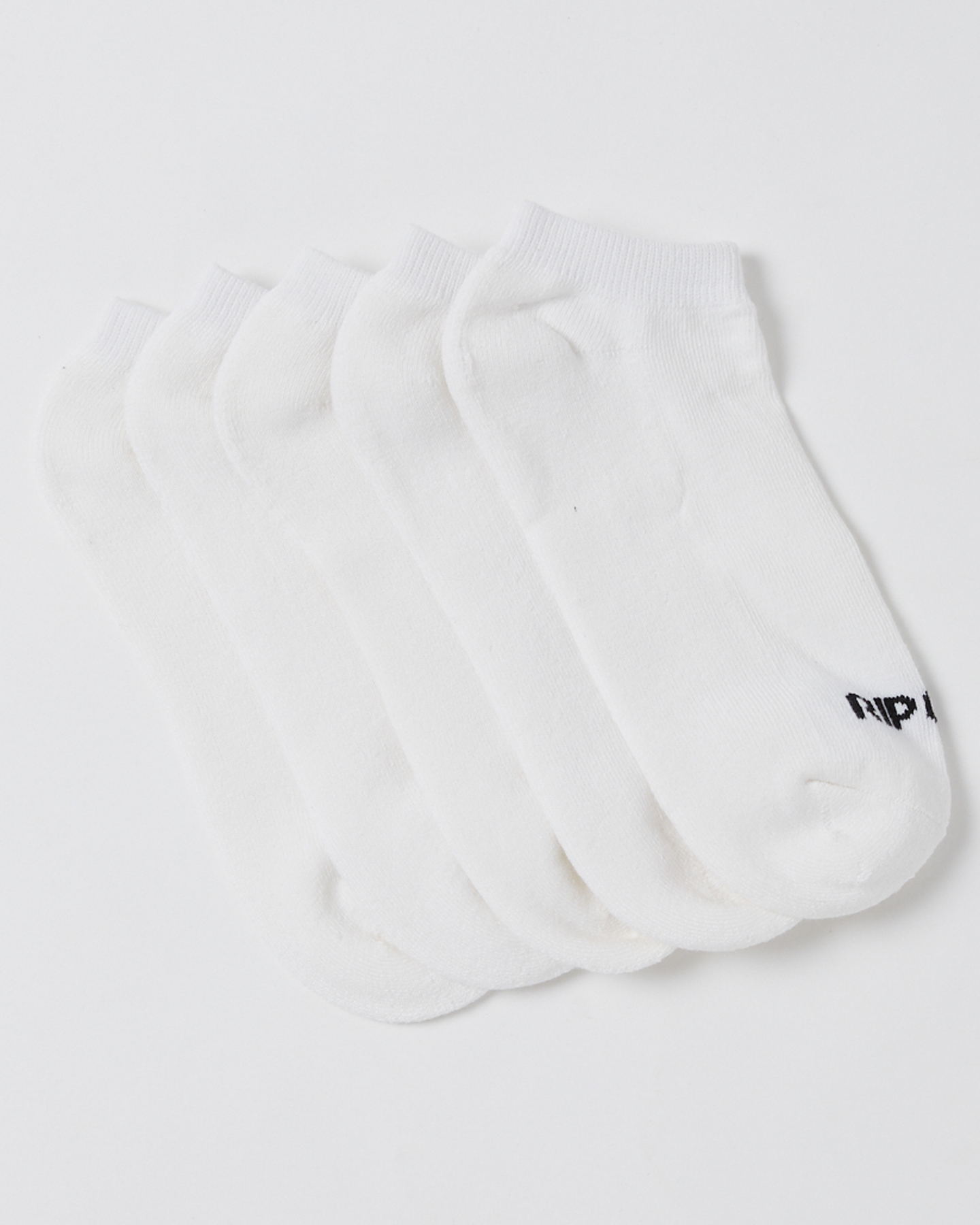 Rip Curl Ankle Sock 5-Pk - White | SurfStitch