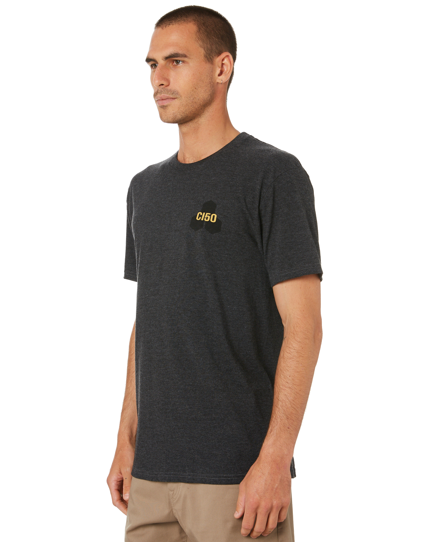 Channel Islands 50Th Anniversary Mens Tee - Charcoal Heather | SurfStitch
