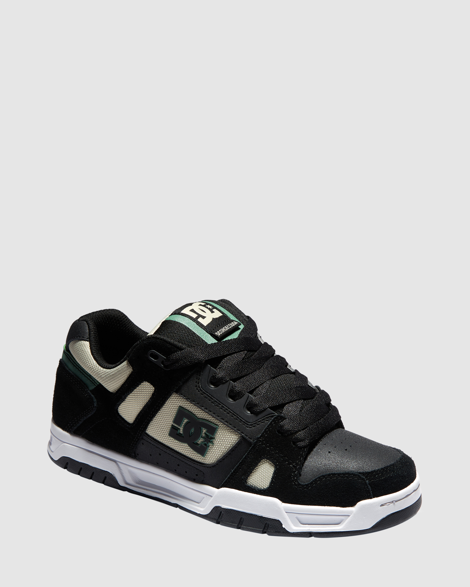 Dc Shoes Men's Stag Shoes Tan Green SurfStitch