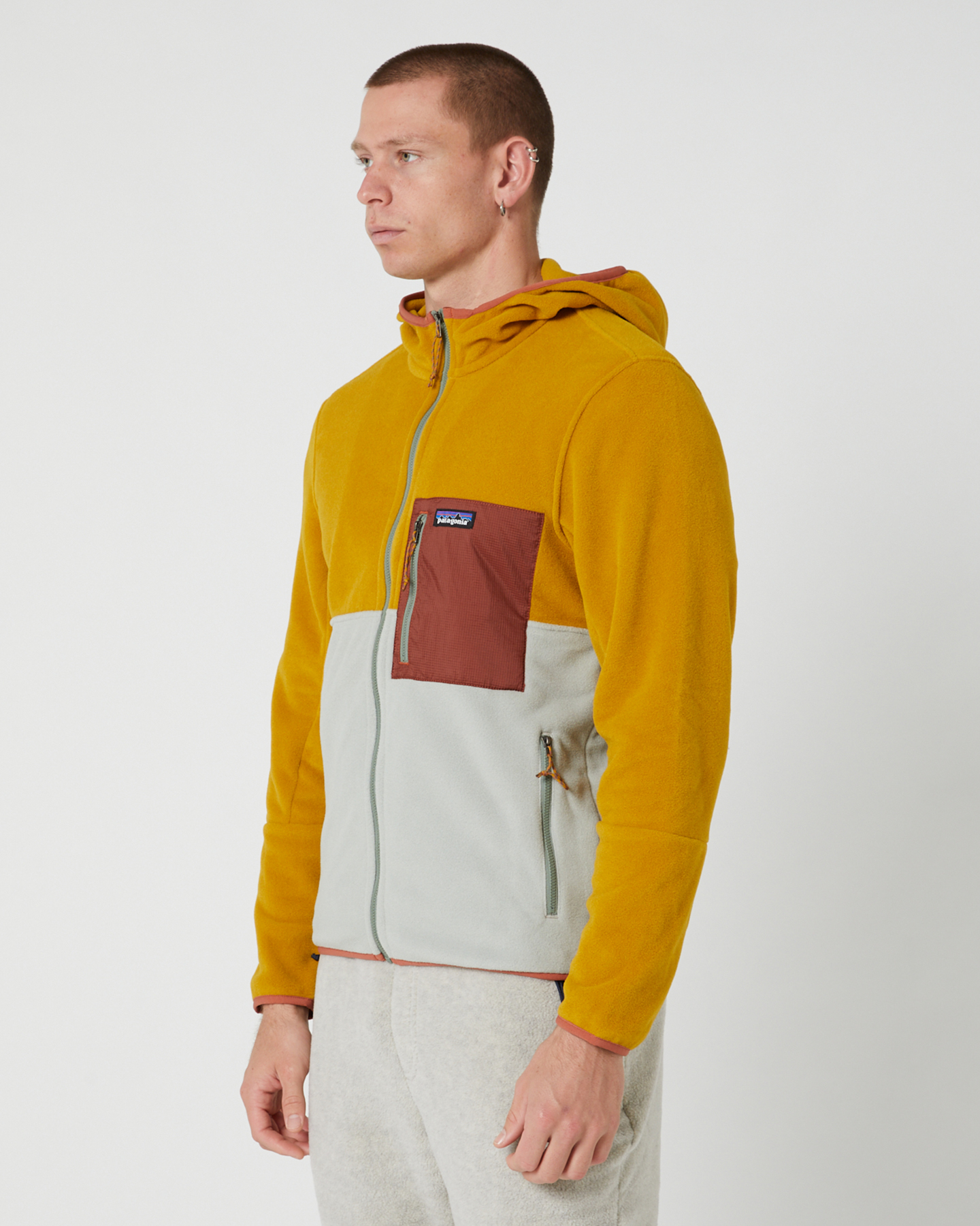 Patagonia Mens Microdini Hoody Sleet Green SurfStitch