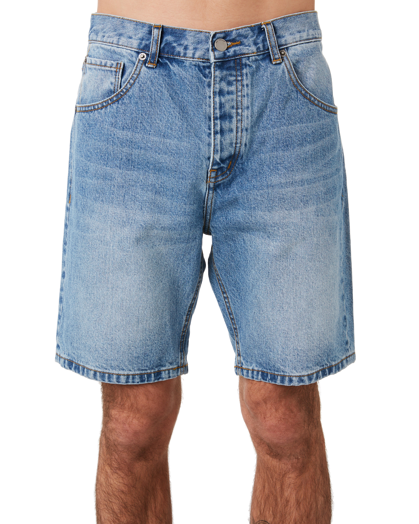 Dr Denim Bay Mens Denim Shorts Light Blue Wash Surfstitch