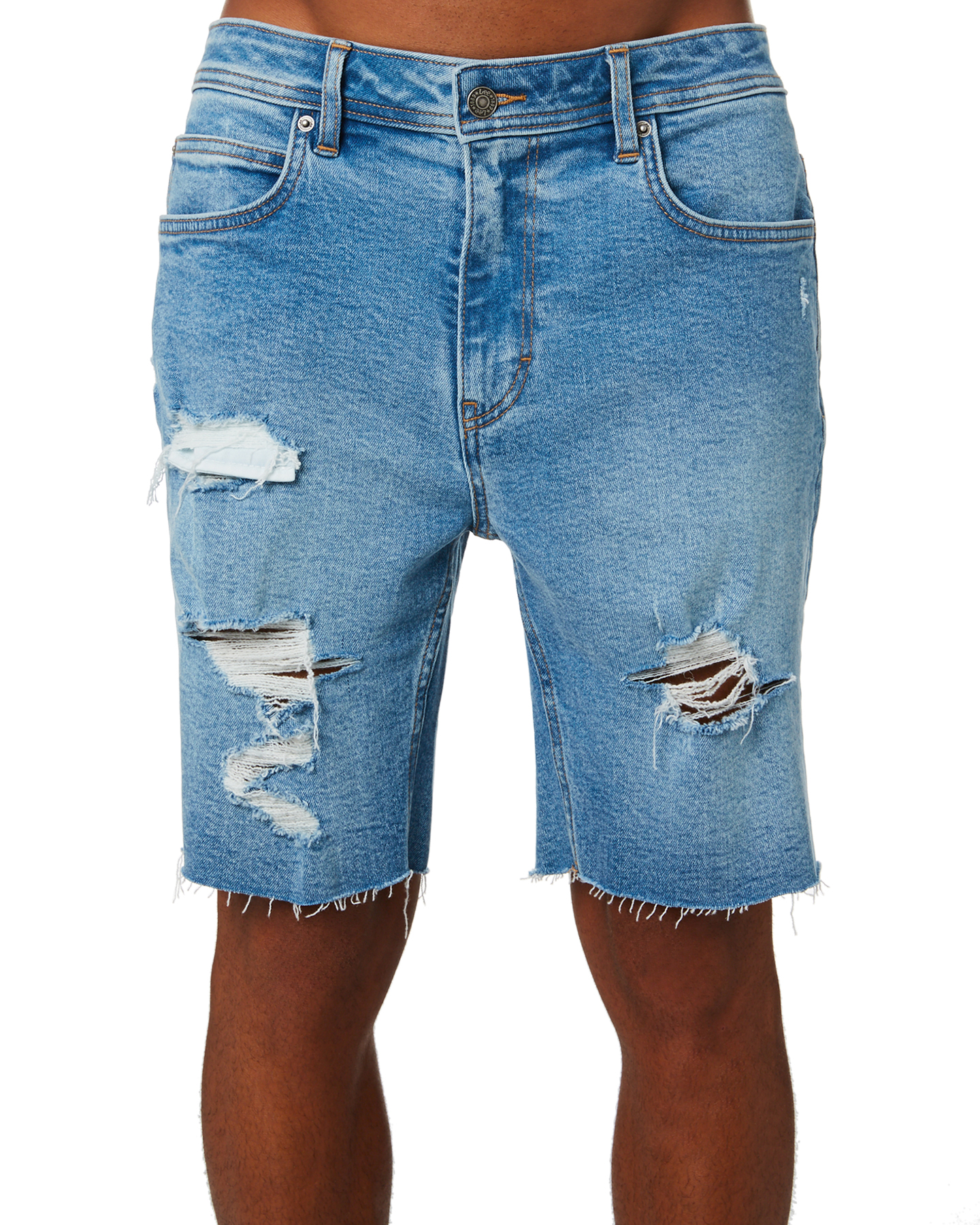 lee denim shorts mens