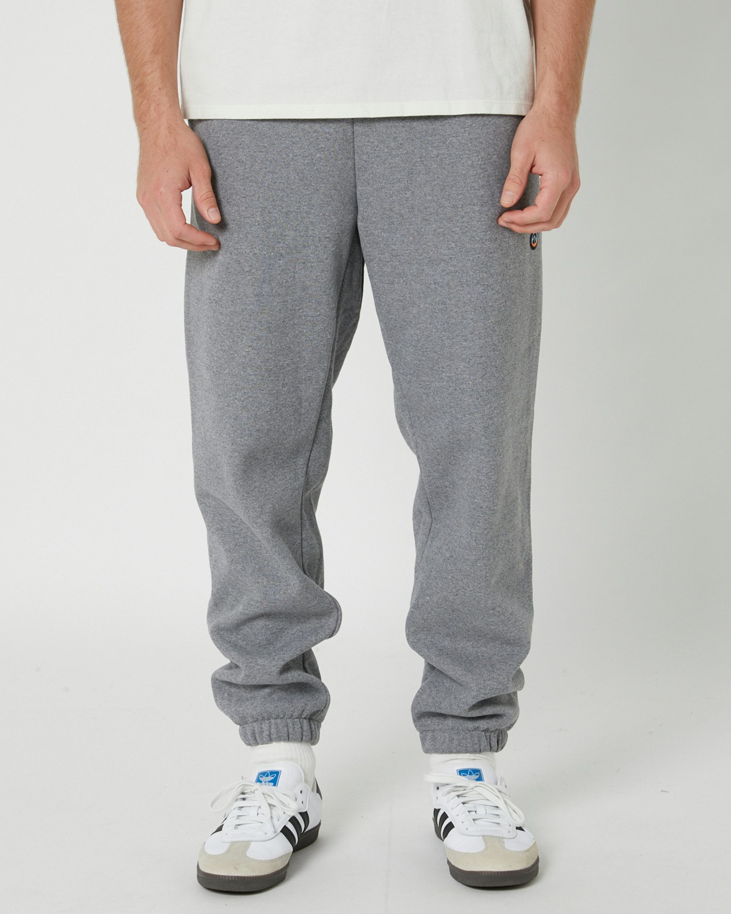 Patagonia Mens Fitz Roy Icon Uprisal Sweatpants Gravel Heather SurfStitch