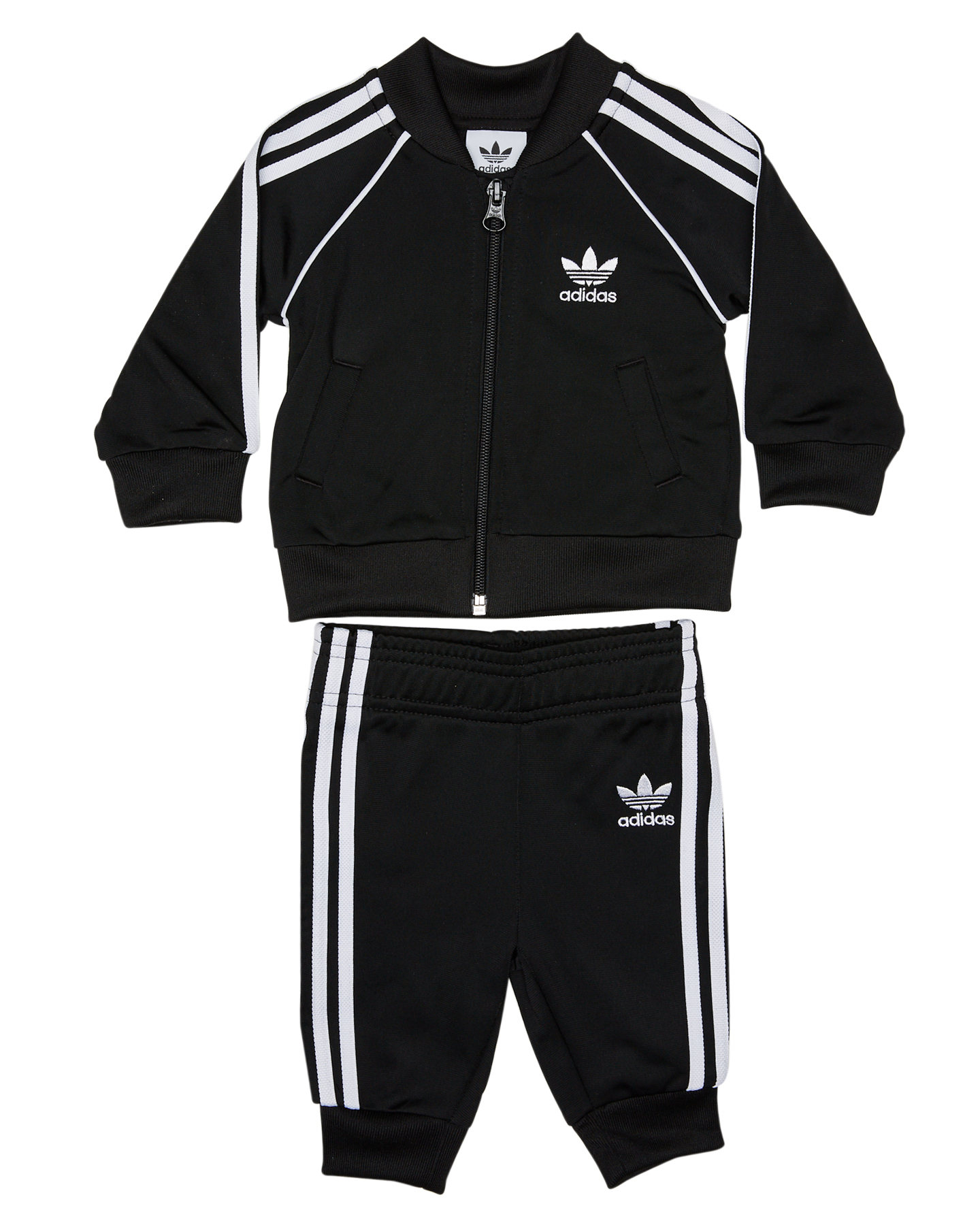 Adidas Boys Superstar Tracksuit Set - Baby - Black White | SurfStitch