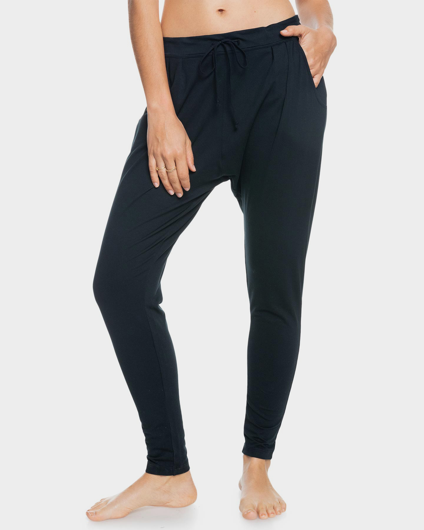 draadloos Perth Onmiddellijk Roxy Womens Rise Up In Love Workout Trousers - Anthracite | SurfStitch