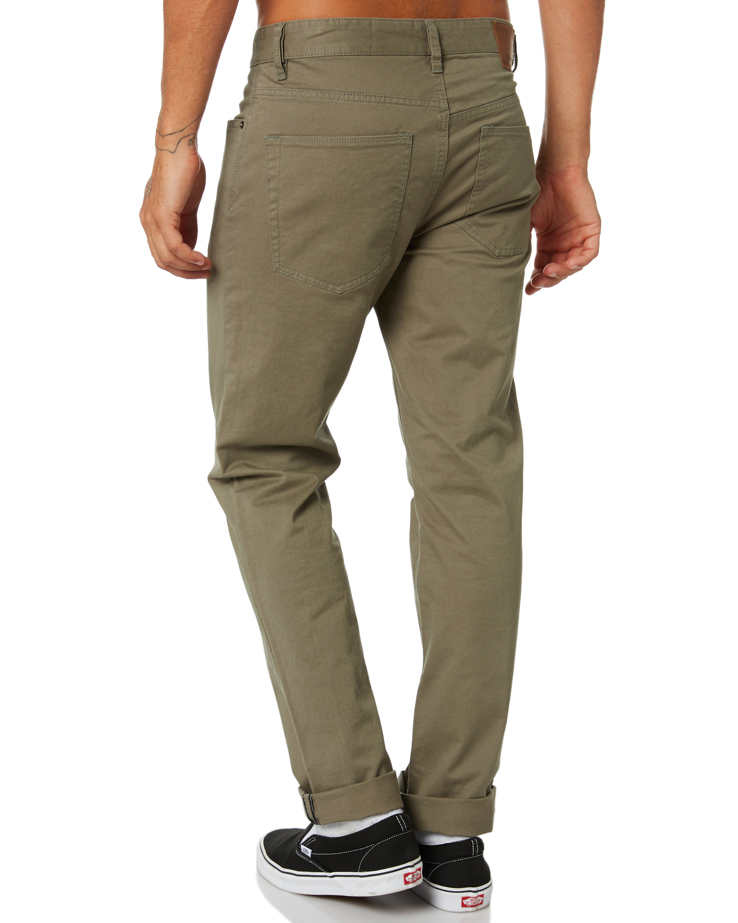Volcom Solver Lite Mens 5 Pocket Pant - Army Green Combo | SurfStitch