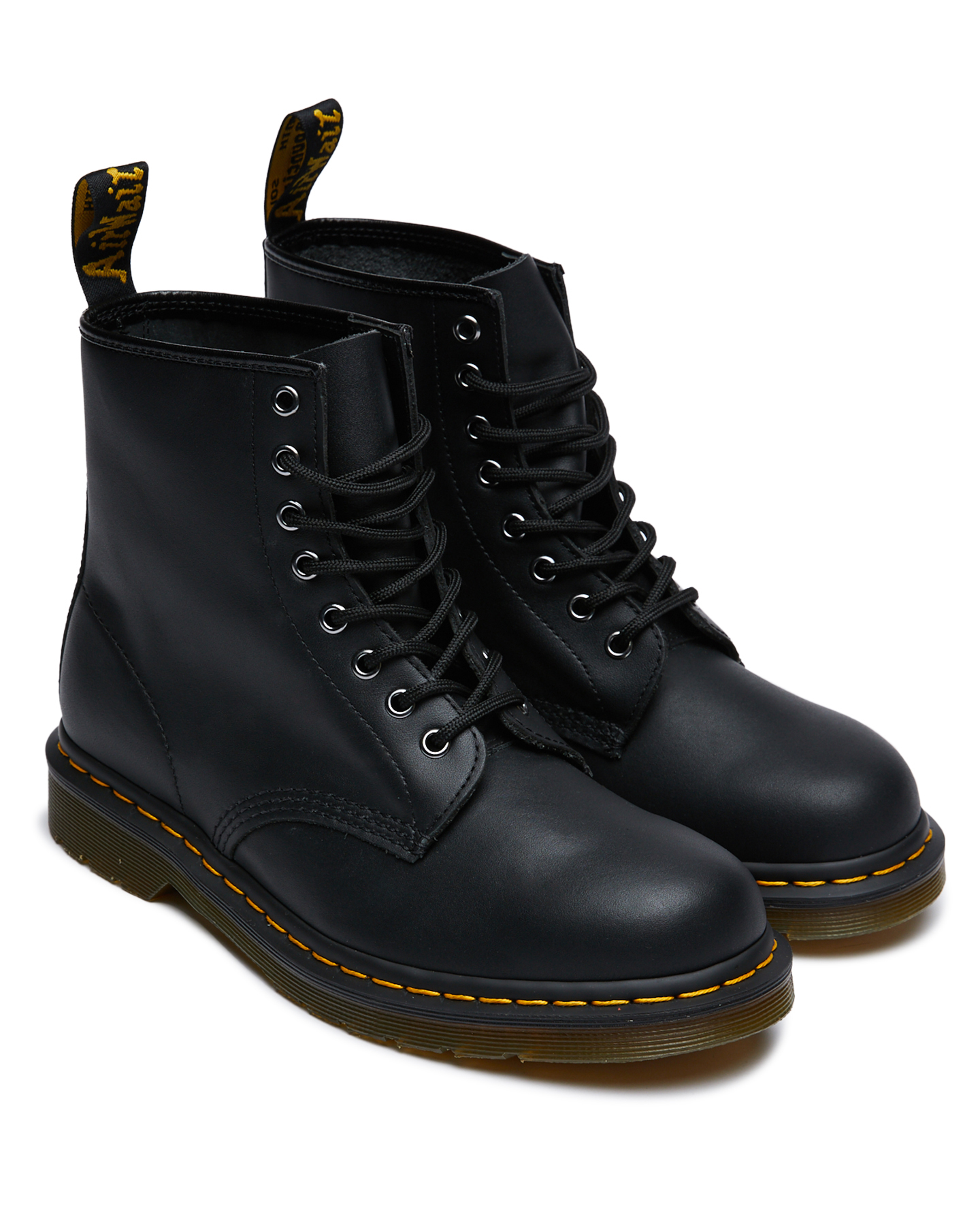 Dr. Martens Mens 1460 8 Eye Nappa Boot Black SurfStitch