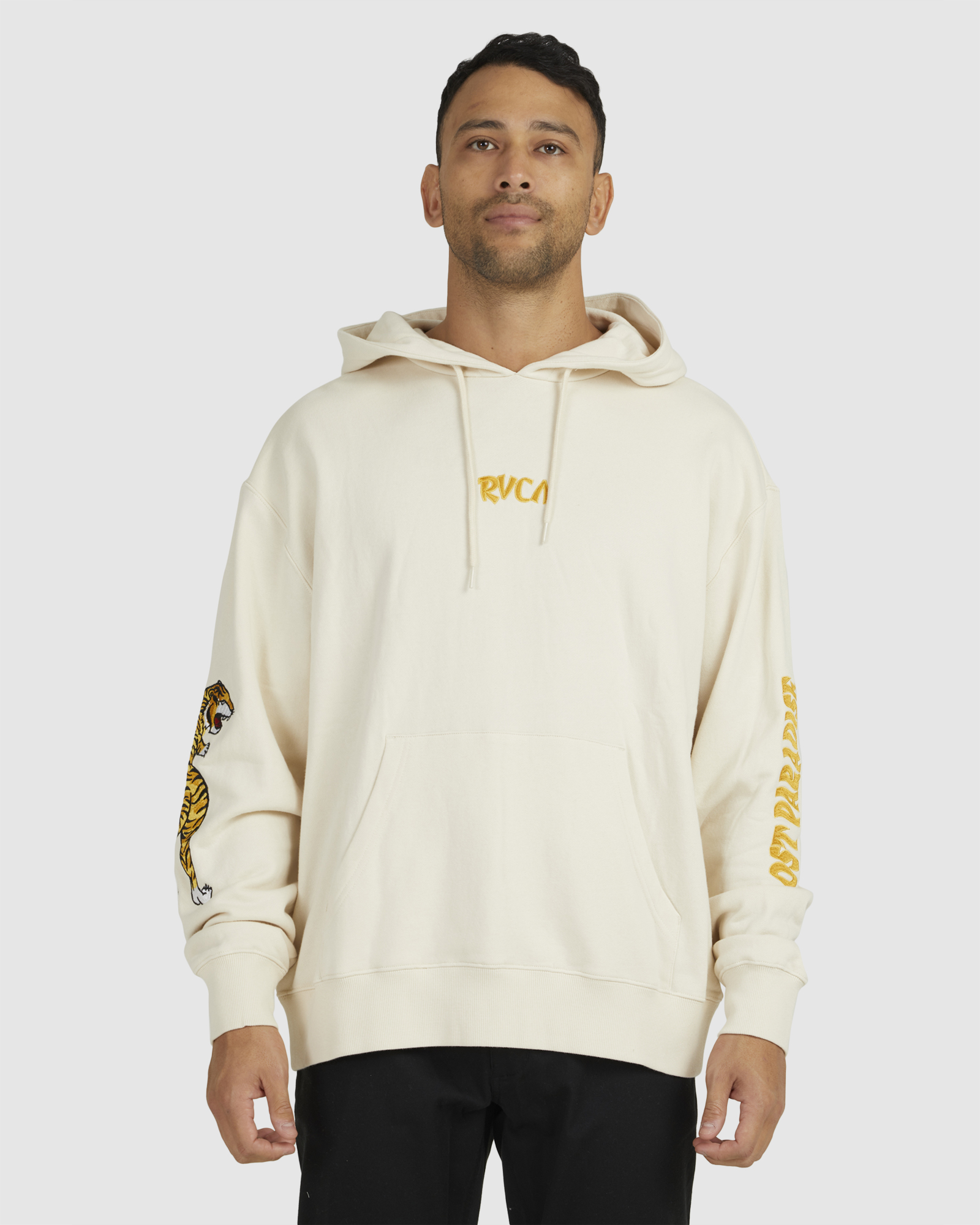 Rvca Lost Paradise Hoodie - Natural | SurfStitch