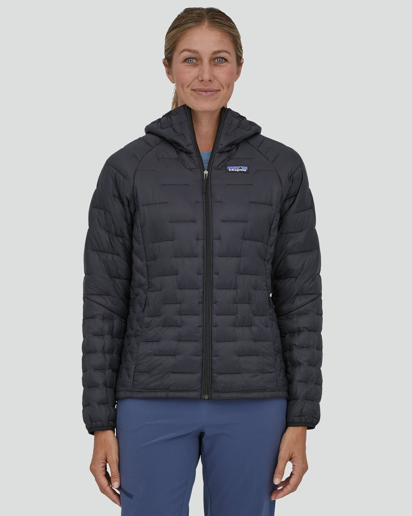 Patagonia micro puff hoody black top