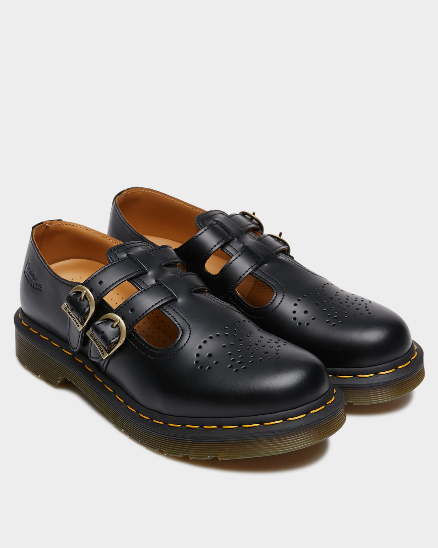 Dr. Martens 8065 Mary Jane Shoe Black Smooth - Black Smooth