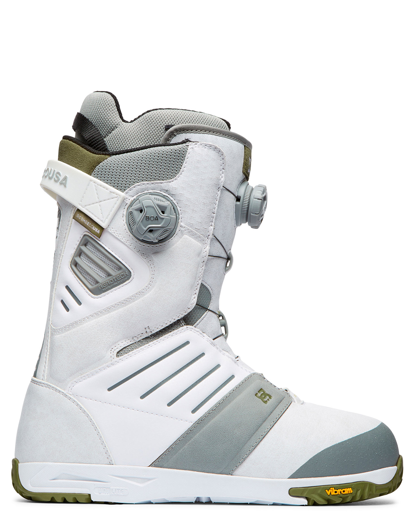 Dc Shoes Mens Judge Boa Snowboard Boot - White | SurfStitch