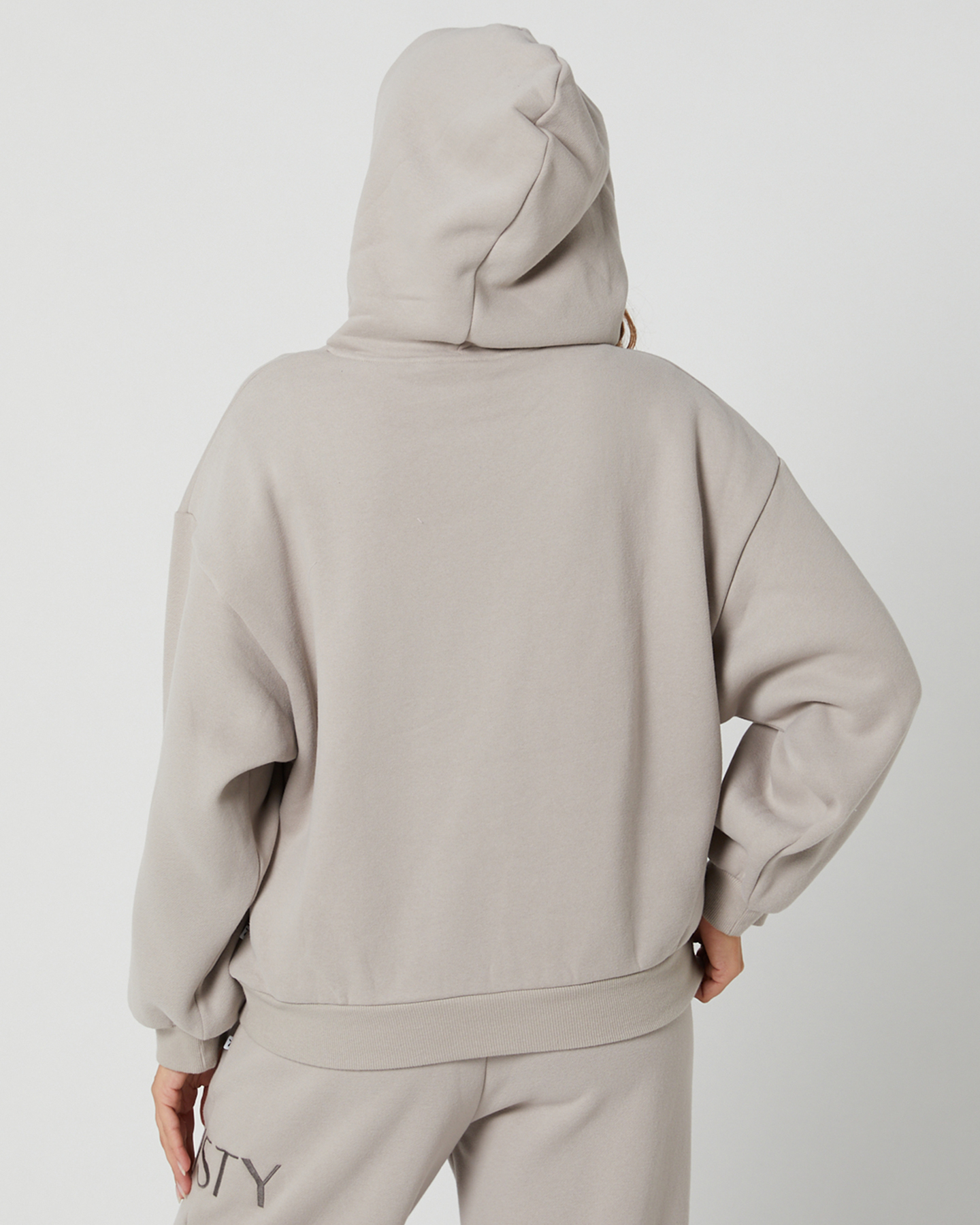 Rusty Signature Oversize Hooded Fleece