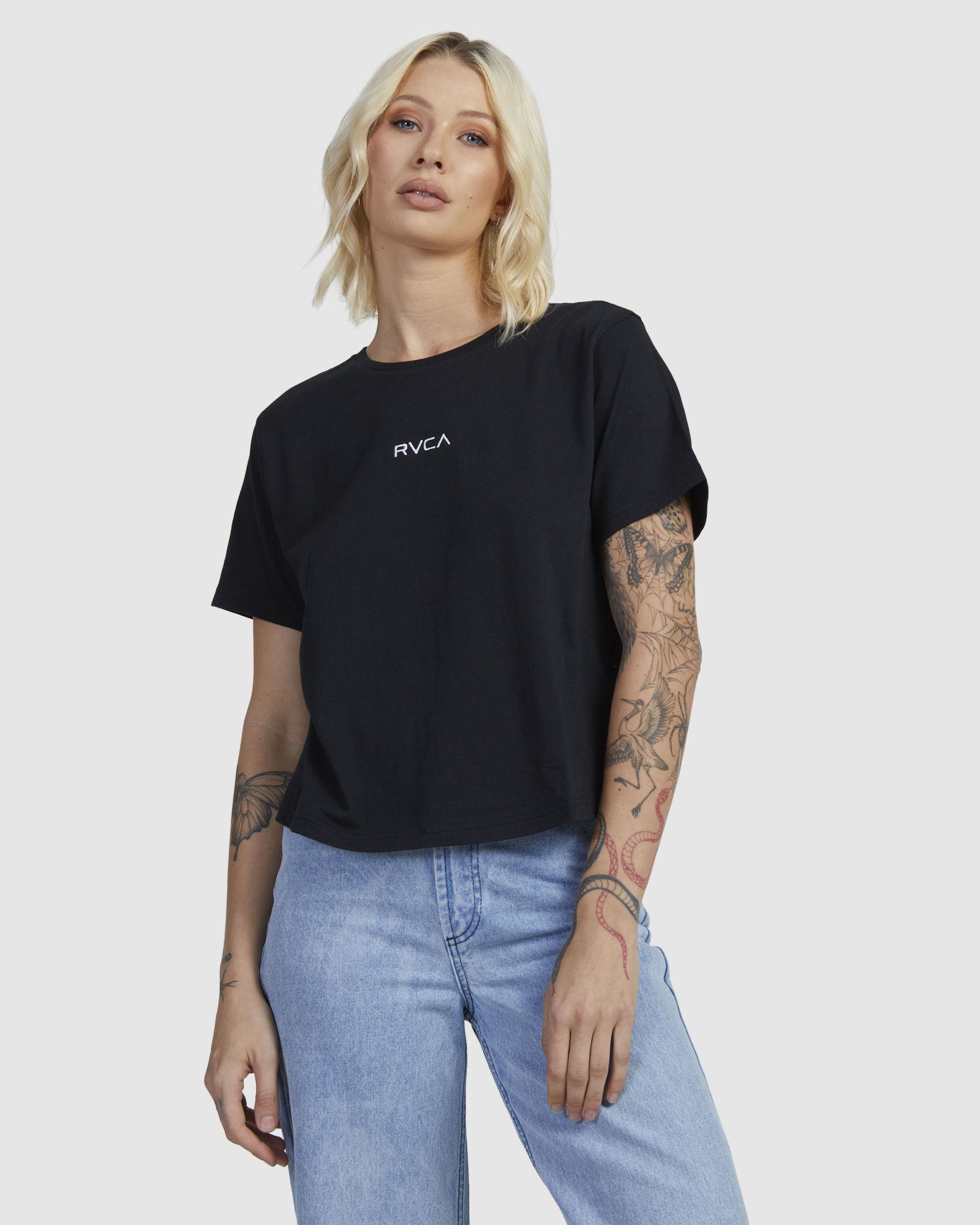 Rvca Rvca Classic Tee - Rvca Black | SurfStitch
