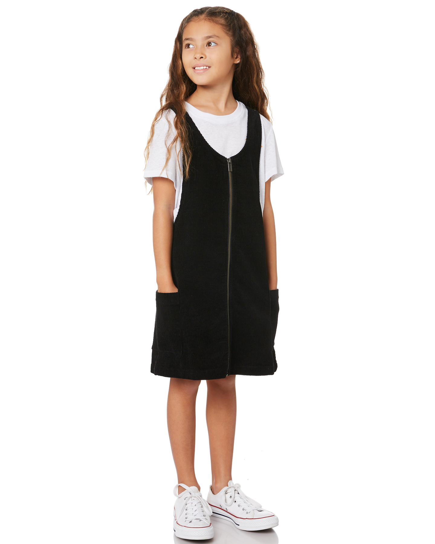 black pinafore dress kids