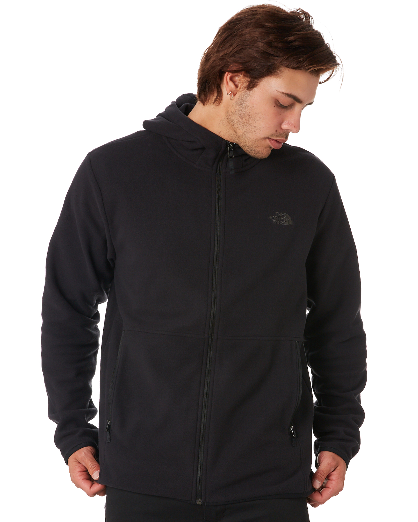 the north face black hoodie mens