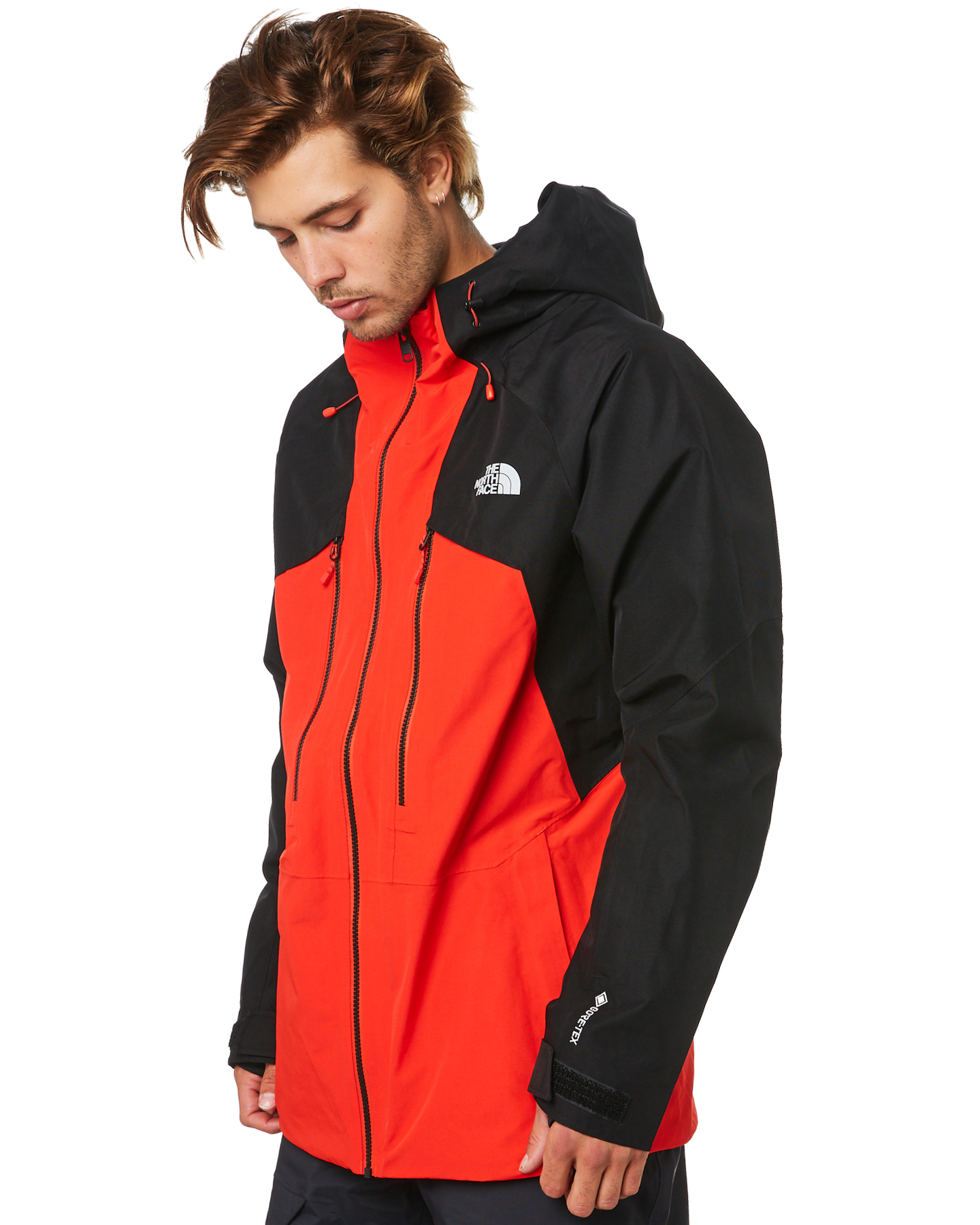 The North Face Mens Powederflo Gore-Tex Snow Jacket - Fiery Red Tnf