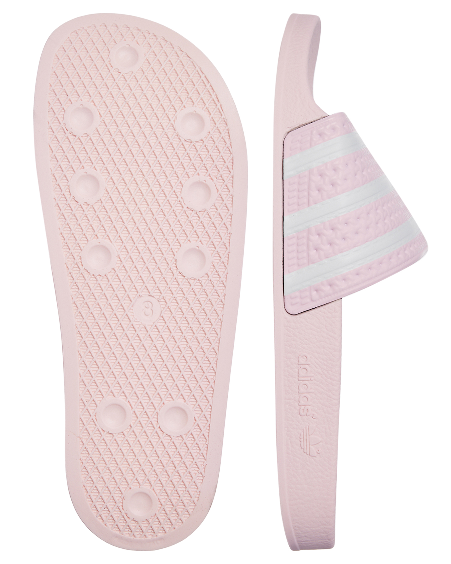 pink adidas flip flops womens