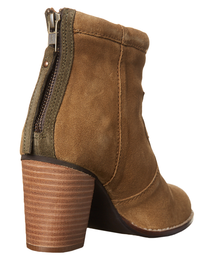 Tigerlily Alhambra Womens Leather Suede Boot - Tan | SurfStitch