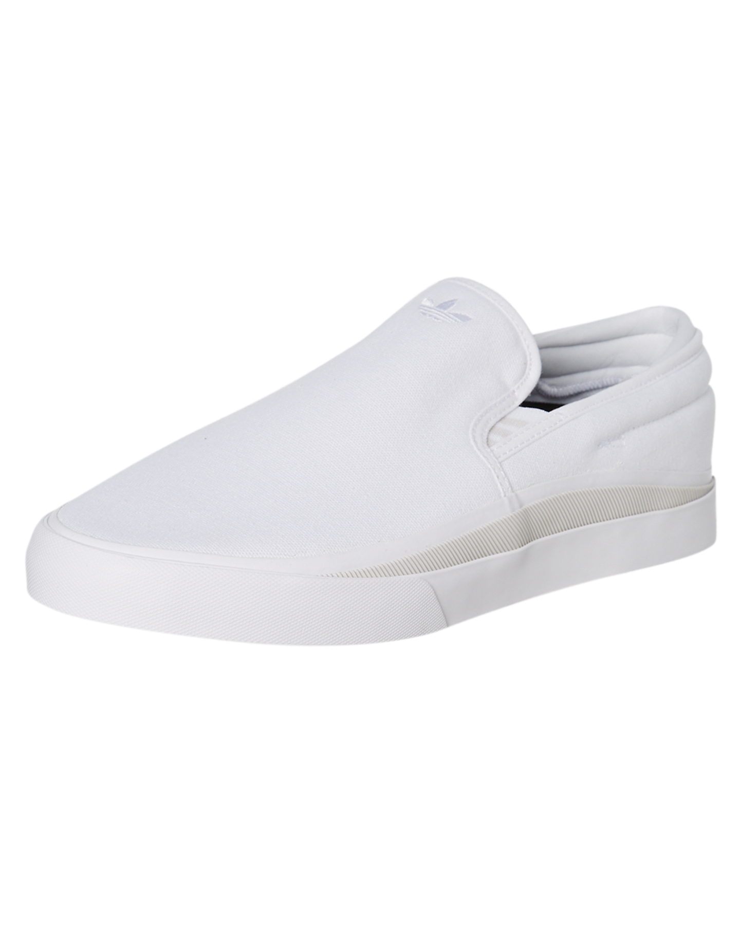 adidas slip on trainers white