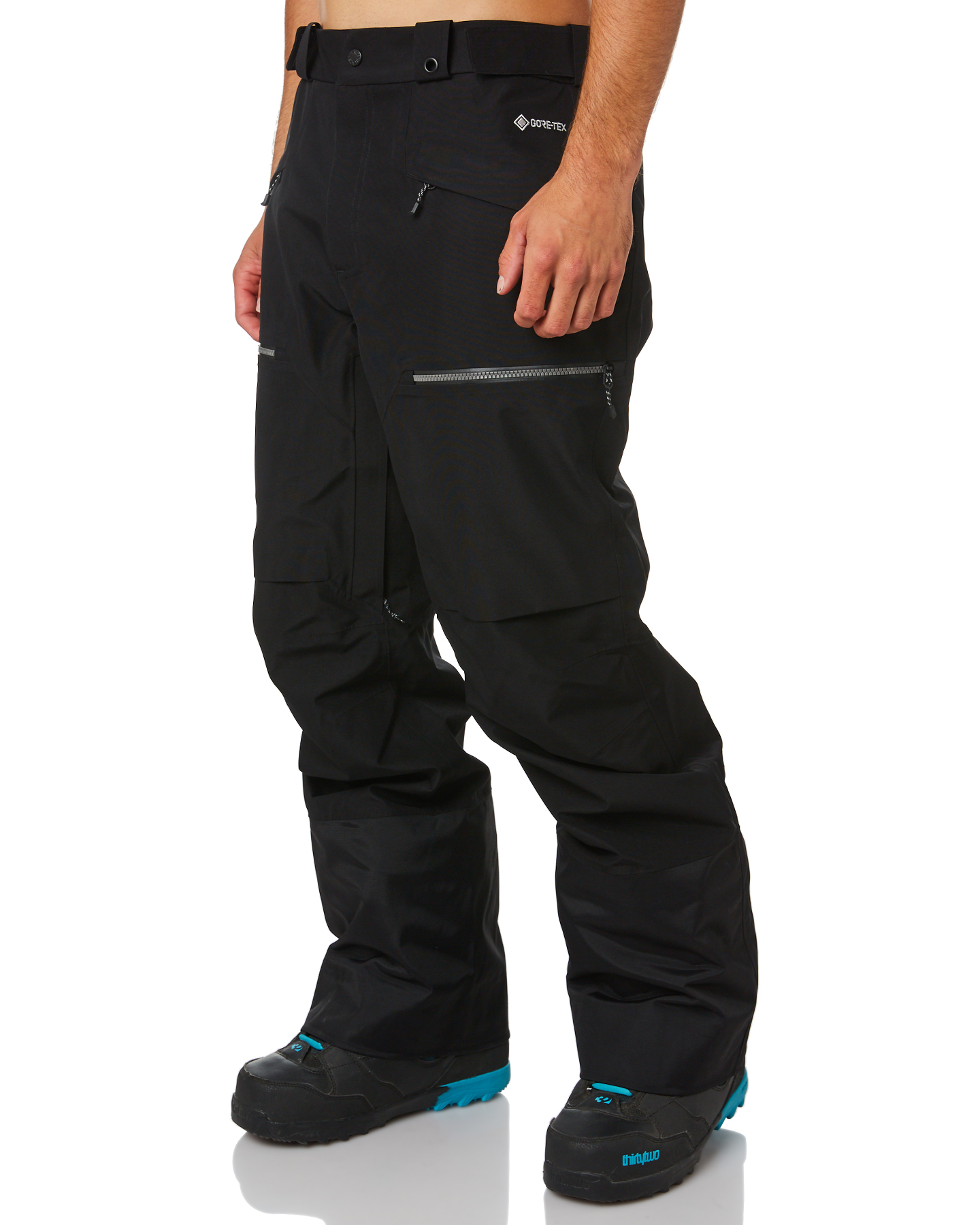 The North Face Mens Powderflo Gore-Tex Snow Pant - Tnf Black | SurfStitch