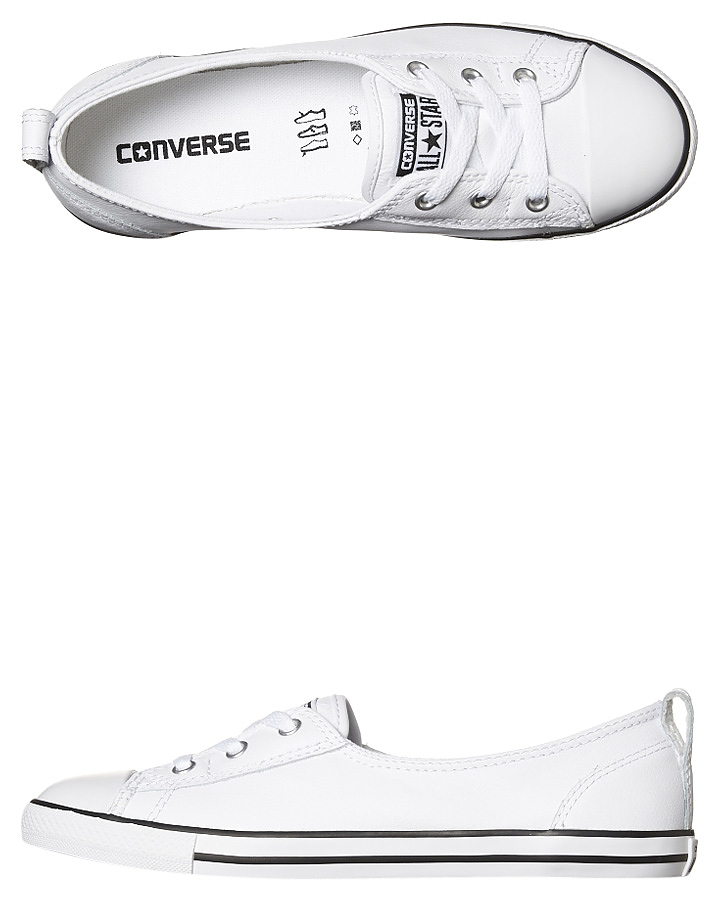 converse leather ballet shoes