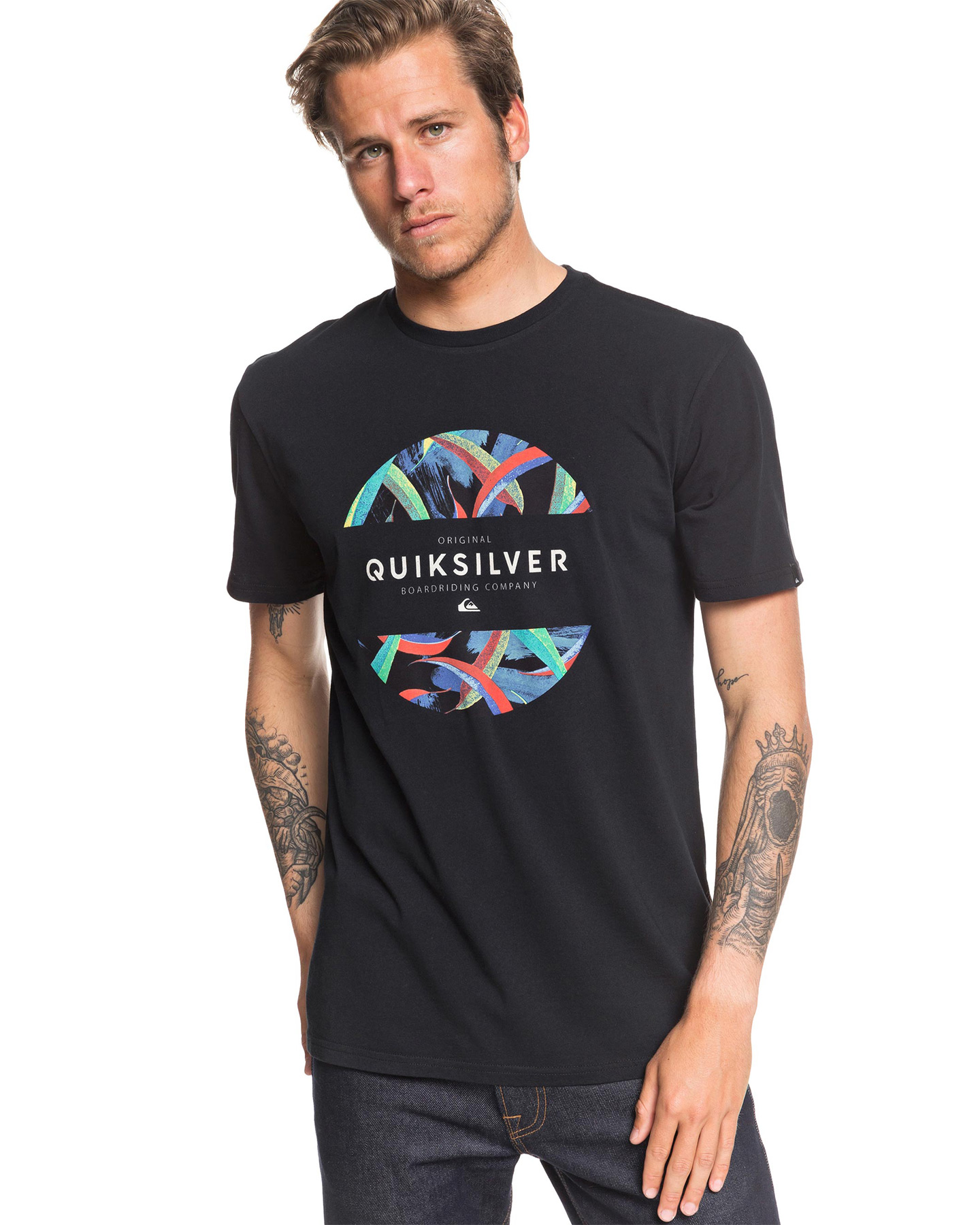 Quiksilver Mens Maxed Prints T Shirt - Black | SurfStitch