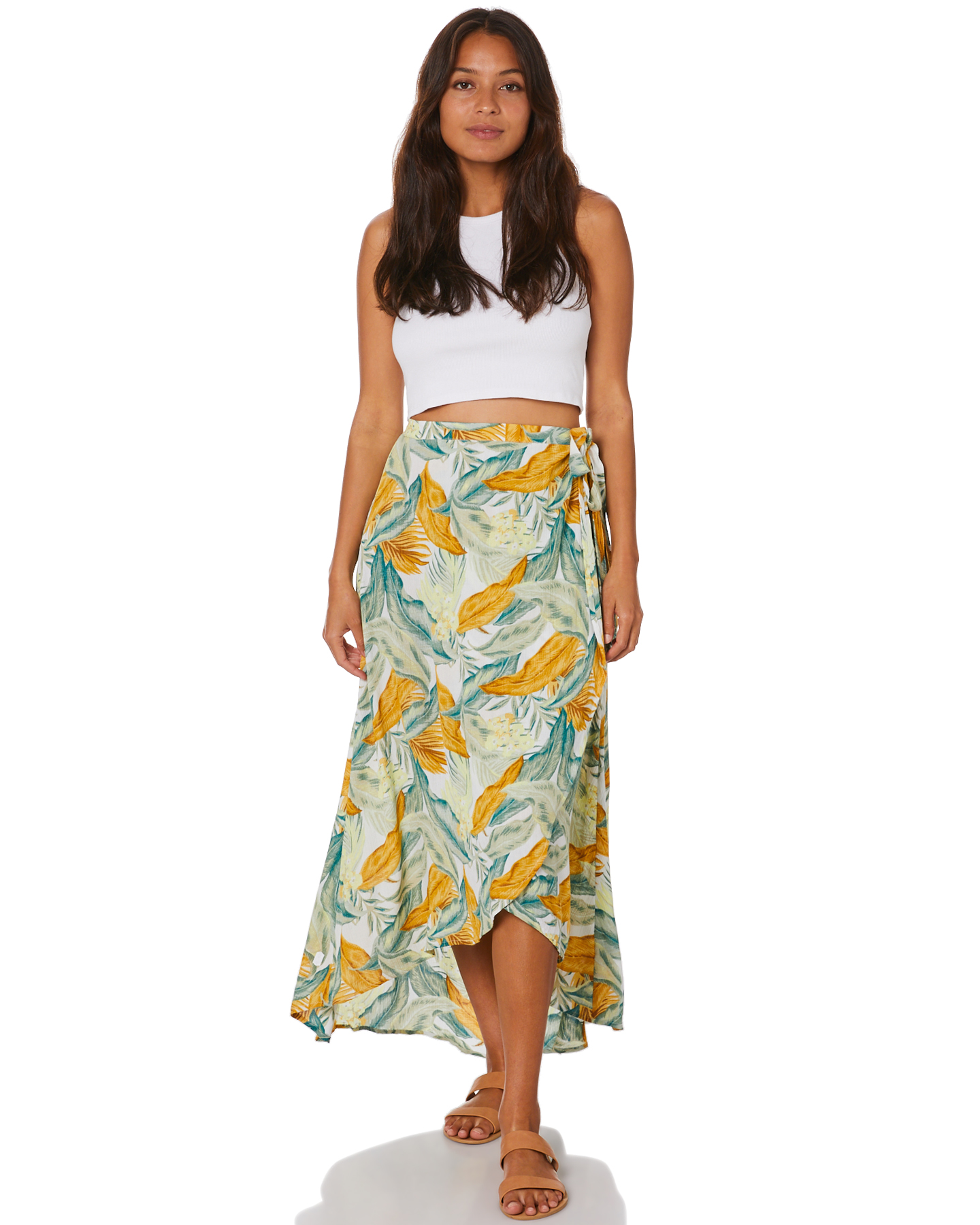 Rip Curl Tropic Sol Wrap Skirt - Vanilla | SurfStitch