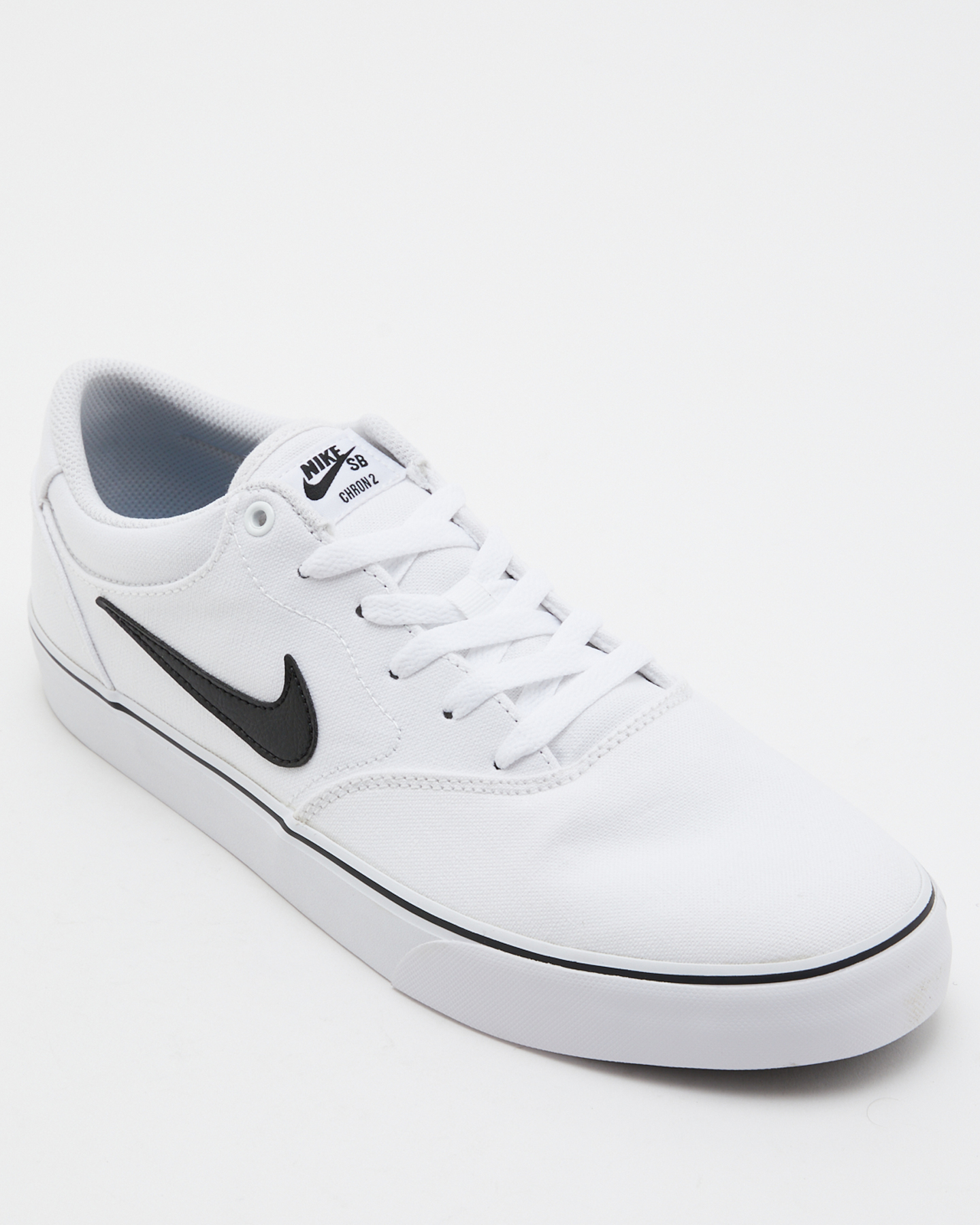 Nike Nike Sb Chron 2 Canvas - White/Black-White | SurfStitch
