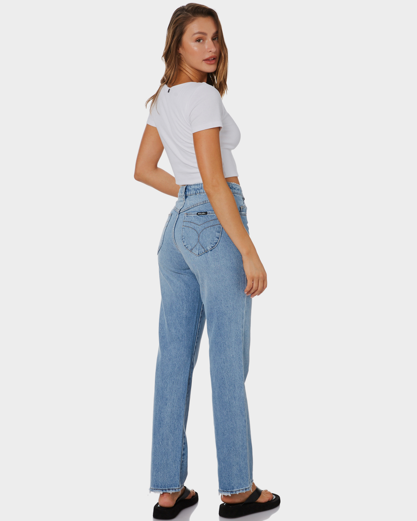 Rollas Classic Straight Jean - 90S Blue | SurfStitch